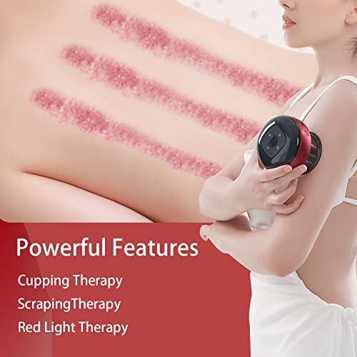 Wesew Smart Dynamic Cupping Therapy Set, Electric 3 In 1 Cupping For Cellulite Reduction With Infrared Heat Rechargeable Back Massager Cellulite Massager Gua Sha Massage Tool For Pain Relief #TOP1