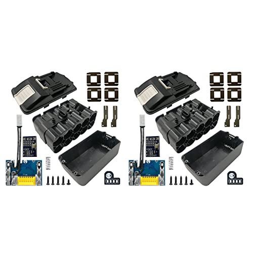 Caja de batería BL1830 para 10 celdas 21700 con placa PCB de protección de carga 18V