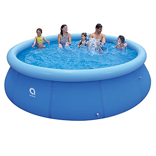 15ft x 36in Inflatable Swimming Pool Outdoor Above Ground Pool,Top Ring Blow Up Pool Easy Set