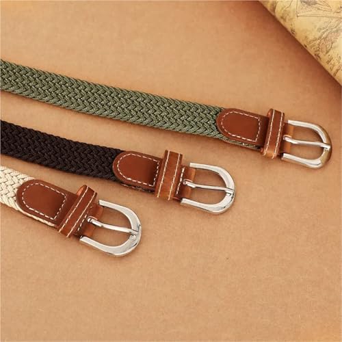 Women's Elastic and Elastic Woven Belt In One Outfit Casual and Versatile Denim Belt Straw Belts for Women3