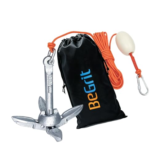 BeGrit 1.5 lb Folding Marine Anchor Kit