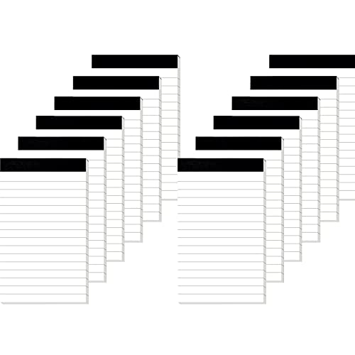 Bloc-notes de bureau petit format ligné lot de 12 mini carnets de notes pour serveurs