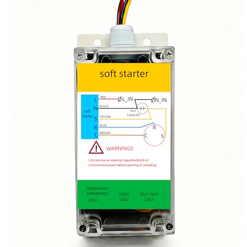 Soft Start for RV Air Conditioner RV AC Soft Start Kit Reduces Startup Current Compatible with Small Generators Easy Installation Softstart RV Air Conditioner Solution