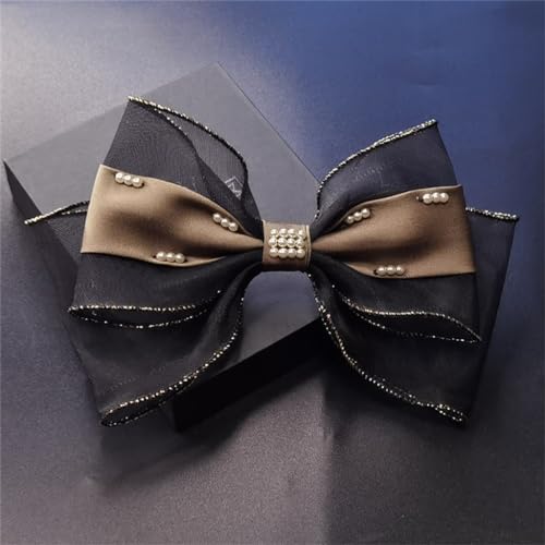 HBJWOV Korean hair ornaments net clip the back of the