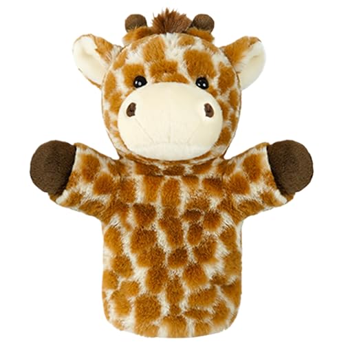 Marionetas De Mano Animales Para,León Y Jirafa De Peluche Para Escena,Accesorios Interactivos De Marioneta De Mano - Para Maestros Preescolares Guarderías Fiestas De Cumpleaños