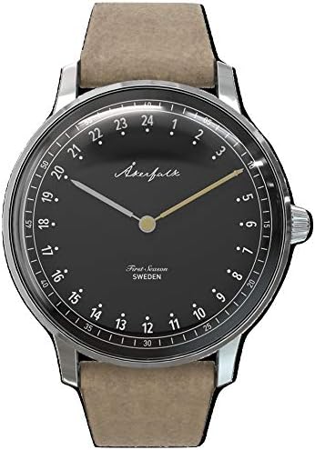 Amazon Akerfalk オーカーフォーク 腕時計24時間表示 北欧デザイン ユニセックス ジェンダーレス デザイン モカ ライトモカ レディース腕時計 腕時計 通販