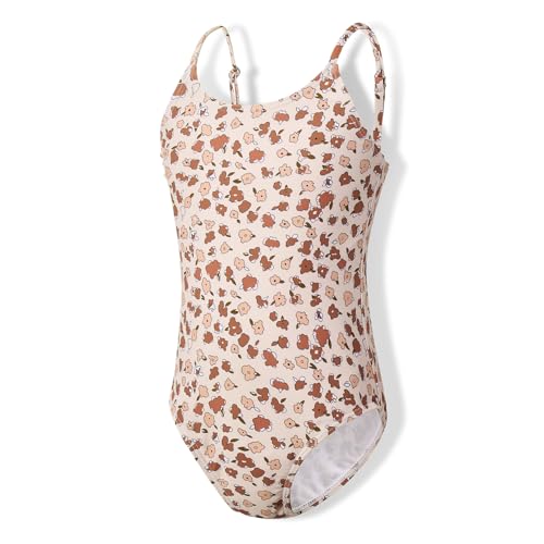 Image of Zando Girls Bathing Suit Size 2-10 Years - Cute Toddler Swimsuit Girl Adjustable One Piece Swimwear for Summer Beach Wear