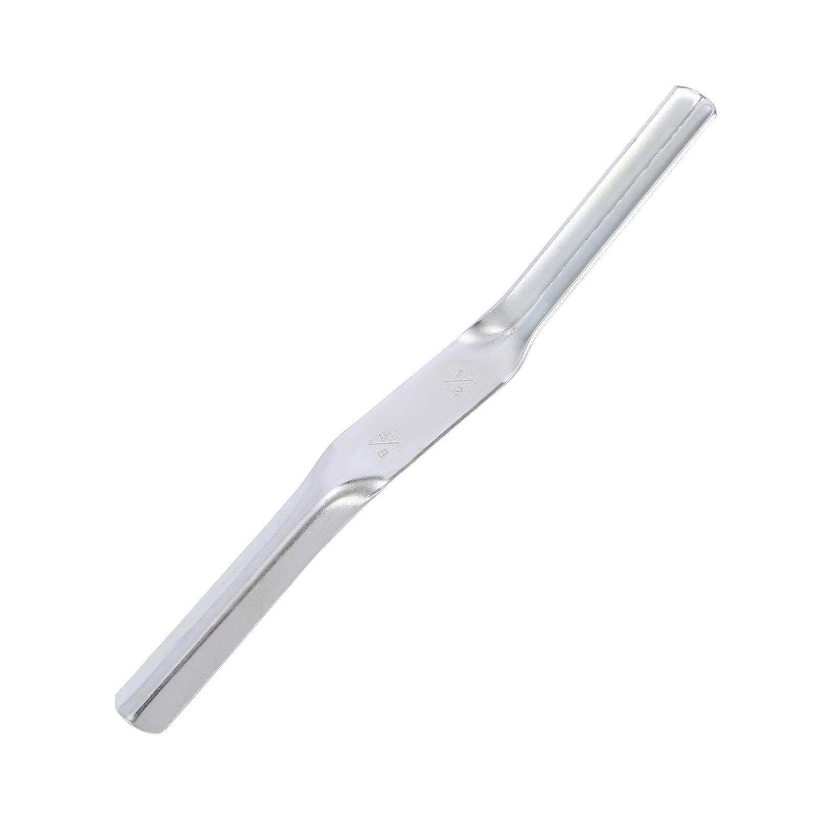 F Fityle 2x Juntador de Ladrillos Plateado de Doble Cara, Resistente, para Limpiar Y Reparar Huecos, Herramienta de Albañilería Profesional para