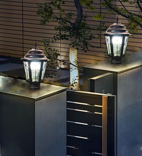 Image of Gate Light for Main Gate, Waterproof & Rust-Resistant Outdoor Lights, Pillar Light, Farmhouse Gate Lamps and Decorative Outdoor (GL11, Pack of 1)