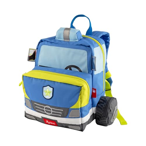 sigikid Kinderrucksack Polizei, Kindergarten-Rucksack: robust, leicht,...