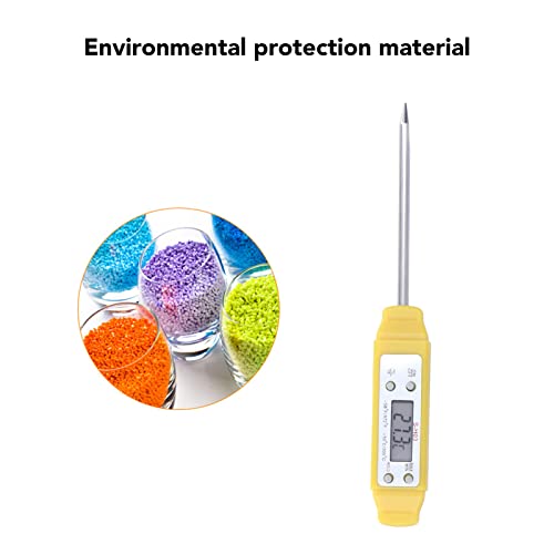 Akozon Digital Food Thermometer Automatic Calibration Pen High Accuracy Electronic Pocket Thermometer Yellow Home and Family Appliance and Decor by Akozon - Image 9