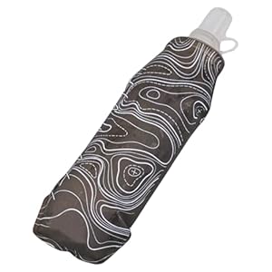 Geteawily Wander Faltbare Trinkflasche 500ml Schwarz