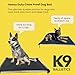 K9 Ballistics Chew Proof Elevated Cooling Dog Bed - Made for Aggressive Chewers, Virtually Indestructible, Ripstop Fabric with No Padding, Pre-Assembled - Large, Seasonal (Old) Black
