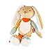 Produktbild sigikid 43283 Hase Patchwork Sweety, Plüsch, Kuscheltier, Stofftier, kuschelweich, Bunte Kinderfarben, ab 3 Monaten