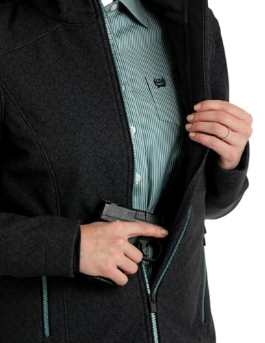 Cinch Women's Concealed Carry Black Bonded Jacket2