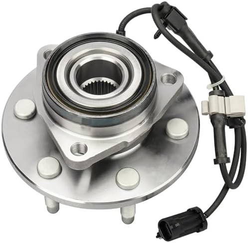 MotorbyMotor 515096 Front Wheel Hub & Bearing Assembly 4WD Fits For Chevy Silverado 1500 Tahoe Suburban Avalanche, GMC Sierra 1500 Yukon XL, Cadillac Escalade E-Coating Hub Bearing W/ABS 6 Lugs - Foto 7