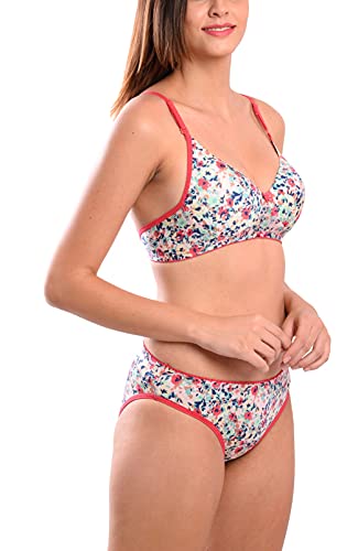 Image of Softskin Womens Seamless Padded Bra & Panty Set - Pack of 3