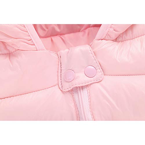 Winter Down Coats for Kids Baby Boys Girls Light Puffer Padded Jacket Bear Hoods Infant Outerwear3