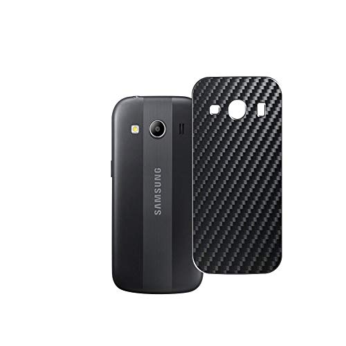 Vaxson 2 Pièces Film Protecteur d'écran Arrière - Fibre de Carbone Noire, compatible avec Samsung Galaxy Ace Style LTE G357/Ace 4 G357FZ/Ace Styl [pas en Verre Trempé] Back Screen Protector Skin Guard