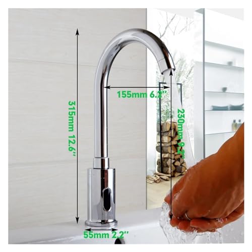 Robinet à capteur automatique pour évier de cuisine moderne - 6