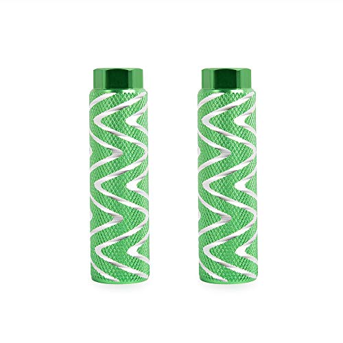 image for NOSTAFY 2PC 3/8 inch - 26 Teeth Aluminum Alloy Bike Pegs Foot Pedals (