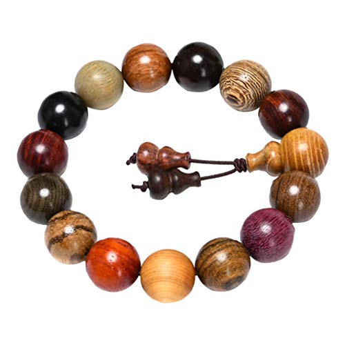 Accessoires de bijoux boho en bois zen collier de perles harmonie interieure