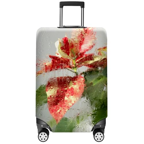 Travel Luggage Cover Suitcase Protector Scratch-Resistant Fit Not Included Suitcase Beautiful Flower XL-30-32in