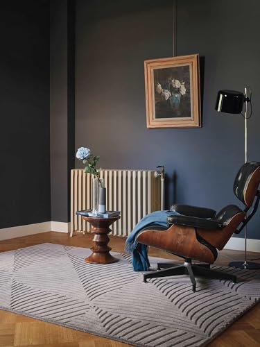 Image of Modern Handmade Woolen Carpet for Living Room Bedroom and Hall Size 4 x 6 Feet Color Multi