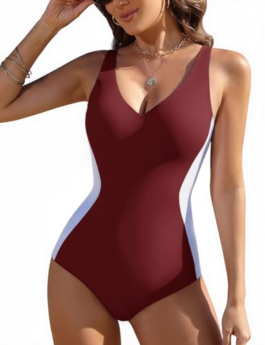 Nadeer Traje de Baño Una Pieza Mujer Bañador...