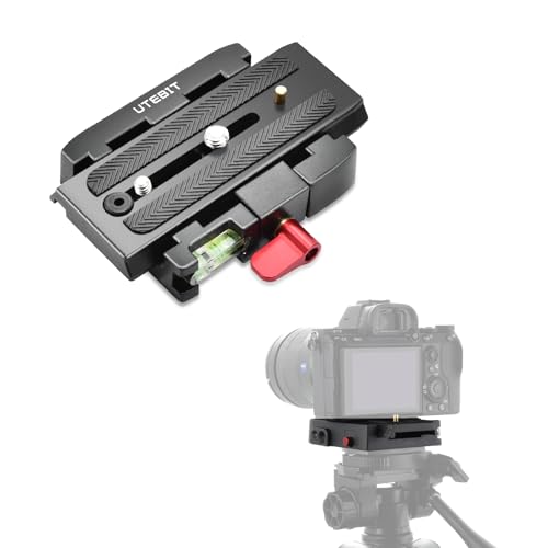 UTEBIT P200 Quick Release Plate for Camera Tripods