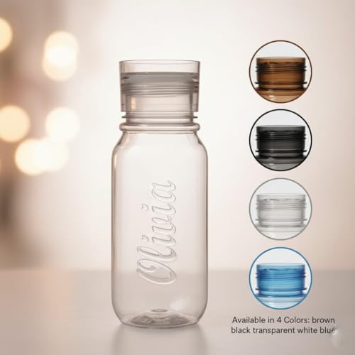 Image of Fridge Bottle Set | 350ml BPA Free Plastic Water Bottle | Hygienic, Leak-Proof, Food Grade, Non-Toxic, Odorless | Ideal for Home, Office, Travel & Fridge Use (multicolour, 350, Milliliters)