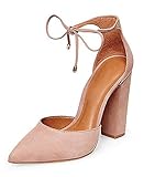 Geschlecht: damen, mädchen Minetom Damen Sommer Pumps Stiletto Klub Modisch Hohen Absatz Fesselriemen Sandalen Knöchelriemchen Schnürhalb Schuhe Beige EU 43