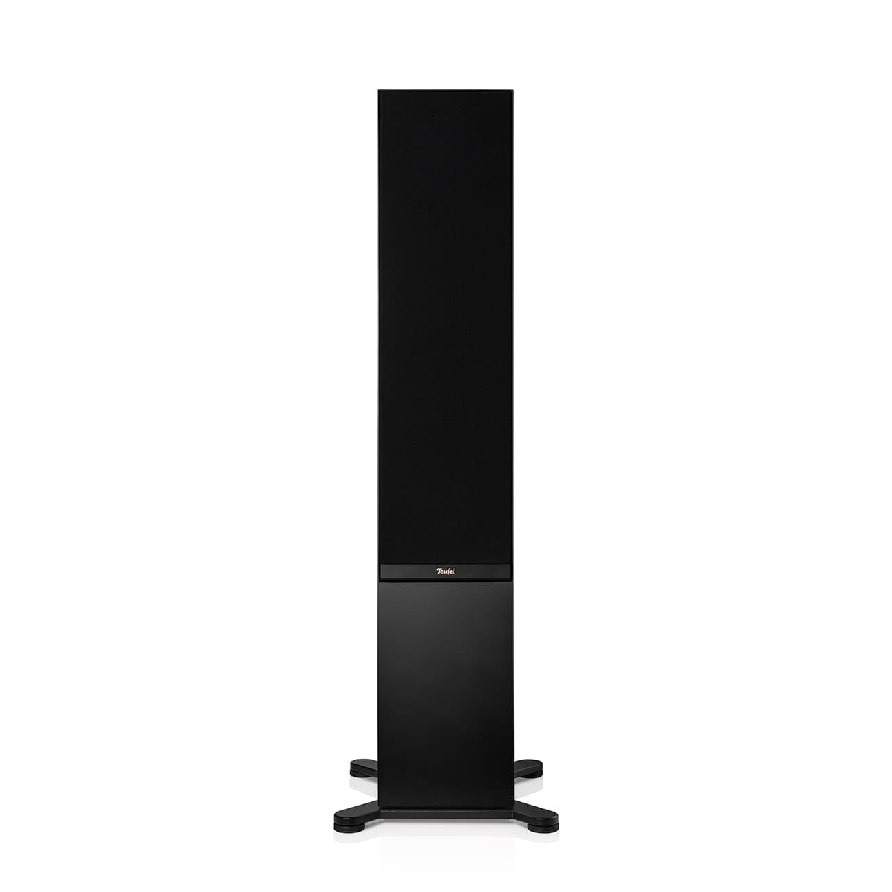 Teufel Stereo L 2 - Paire d'enceintes Actives sur Pied sans Fil Bluetooth WLAN Multiroom Streaming Radio Internet, boîtier en Bois, Enceintes Hi-FI, 190 Watts, système à 3 Voies - Noir (Noir)