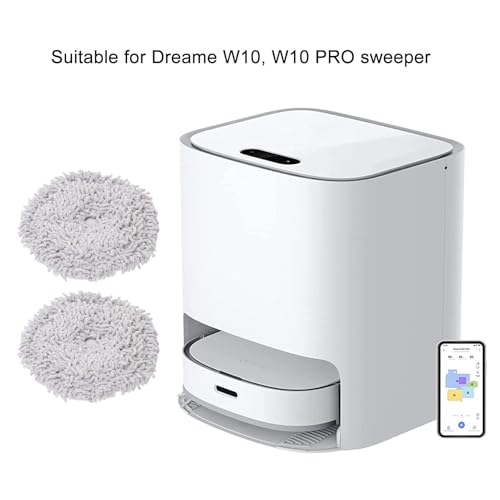 Image of Mumusuki 2 PCS Replacement Mop Cloth Bracket with Magnetic Design, Strong Water Absorption for W10 W10 PRO Sweeper