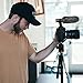 tikysky Camera Microphone, Video Microphone for DSLR Close Interview Shotgun Mic for Canon Nikon Sony Fuji Mic with Windscreen, Compatible with Camera with 3.5mm (1/8