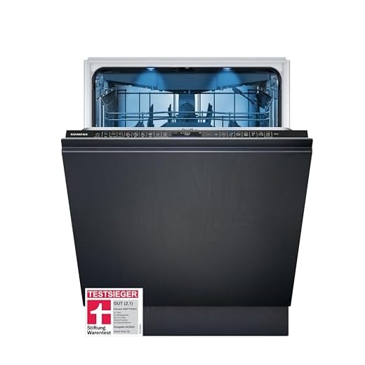 Siemens SN87TX00CE, Stiftung Warentest Testsieger*, iQ700, Geschirrspüler Vollintegriert, Home Connect, Spülmaschine Made in Germany, Besteckschublade, Zeolith Trocknung, varioSpeed, glassZone