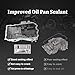 HIMARKLIF Upgrade Aluminum Engine Oil Pan with Improved Oil pan sealant Fit for BMW 228i 320i 328i 428i 528i X1 Z4 N20 2.0L Engine Replace# 11137618512