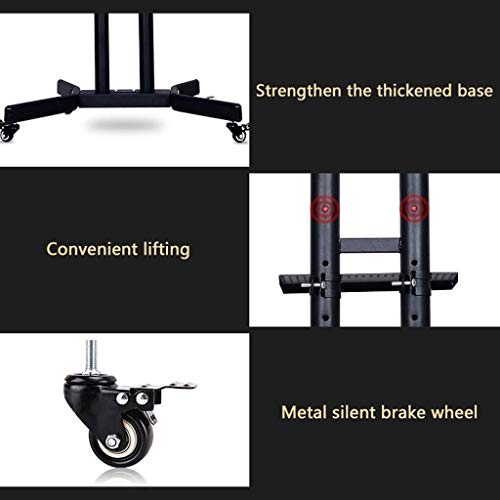 Soporte móvil para TV ajustable para pantallas 32-65 pulgadas miniatura 6