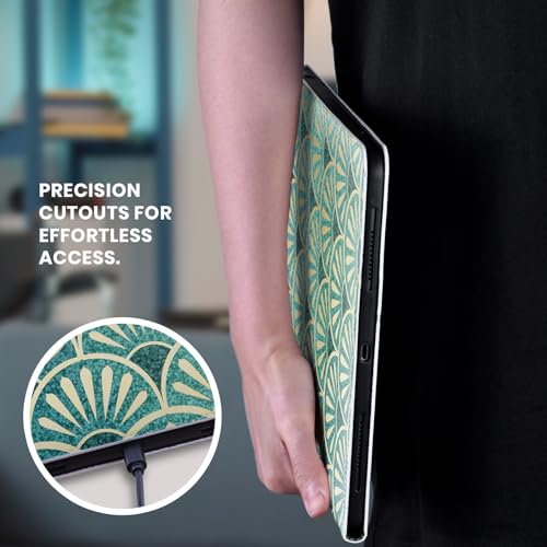Étui portefeuille Amazon Fire Max 11 2023 design japonais Haroulita