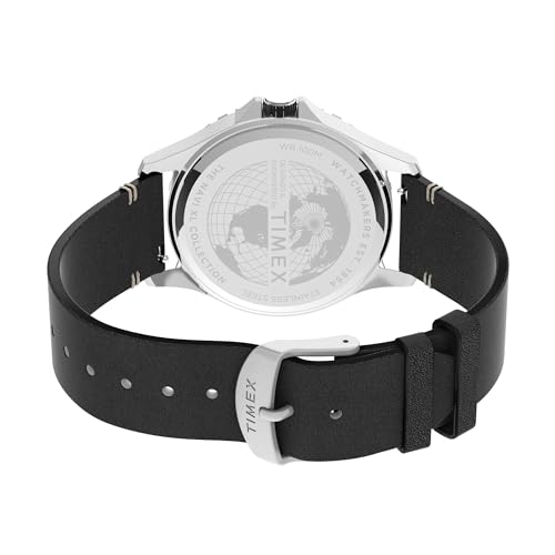 TIMEX Leather Men Black Analog Dial Watch- Tw2V45300Uj, Bandcolor-Black - Image 5