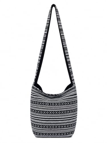 Image of SUVASANA Large Sling Shoulder Bag for Men Women Casual Comfortable Everyday Purse Travel Women's Cross-body Bags
