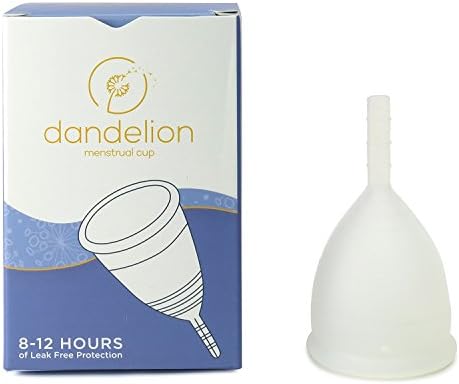 Dandelion Cup Menstrual Cup, Clear, Large