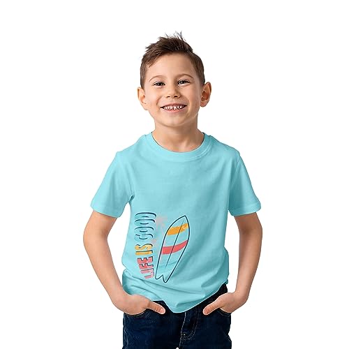 Image of Kidbea Baby Boys 100% Bamboo Soft Cotton Half Sleeve T-Shirt Multicolor