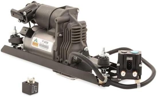 Miniatura 3 de Arnott Compresor de suspensión neumática - 04-10 Bmw Serie 5 (E61), incluye bloque de válvula