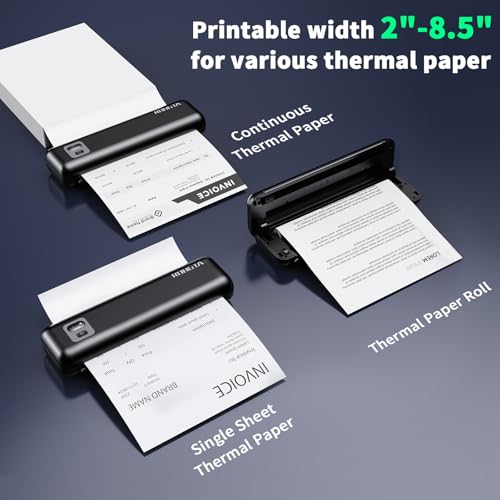 Wireless Portable Inkless Printer - Travel-Friendly Thermal Printer - Image 3