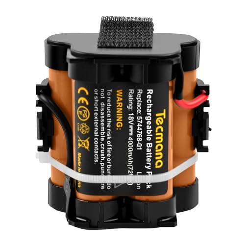Tecmana 18V 4,0Ah Lithium Ersatzakku für Gardena Mähroboter R38Li R40Li R45Li R50Li R70Li R75Li R80Li, für Husqvarna Automower 105 305 308 Tecmana 18V 4,0Ah Lithium Ersatzakku für Gardena Mähroboter R38Li R40Li R45Li R50Li R70Li R75Li R80Li, für Husqvarna Automower 105 305 308