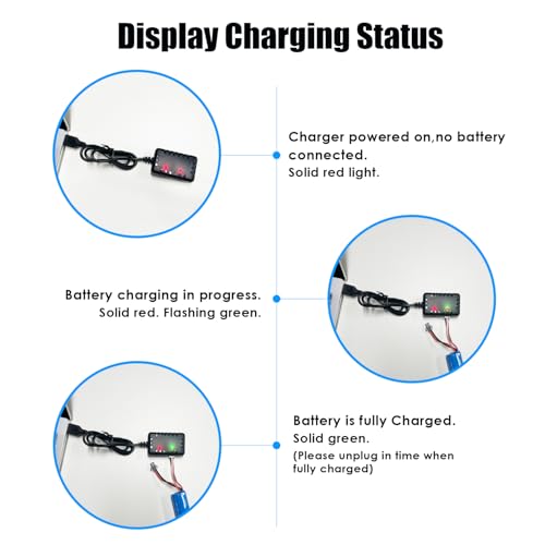 URGENEX Airsoft Battery 7.4V 3000mAh High Capacity Splatter Ball Gun Battery Pack with SM2P Plug and Mini Tamiya Plug Cable Fit for SRB1200, SRB400, SRB400-SUB, MP5K, M4, M110 Airsoft Gun Toy