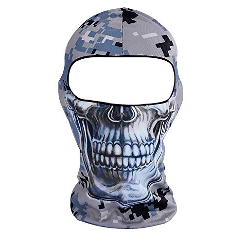 Winter Breathable Hat Thin 3D Skull Balaclava Ski Riding Fishing Motorcycle Face Mask