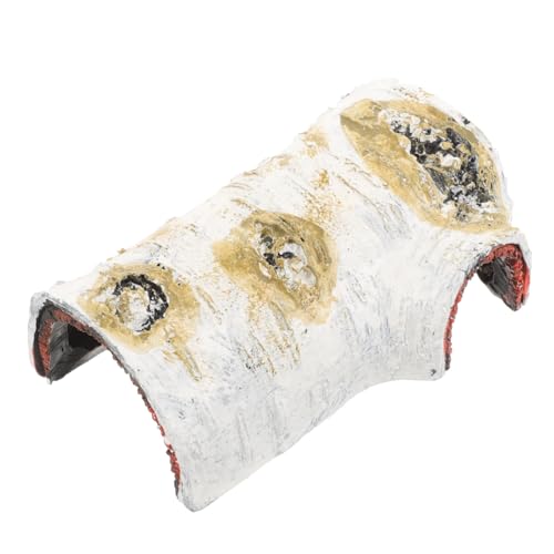 SEWACC 水族館の装飾 装飾水槽のログ 魚のシェルター 魚の隠れ家 隠れる 爬虫類の隠れ家 爬虫類の枝の洞窟 カメ 魚の装飾 亀の洞窟 トカゲの生息地の洞窟 隠れ家的な洞窟水族館 流木 樹脂