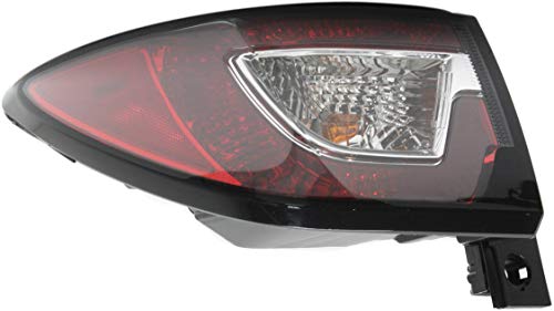 Evan Fischer Driver Side, Outer Tail Light Compatible with 2013-2017 Chevrolet Traverse - GM2804112